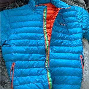 Crazy blue Patagonia coat